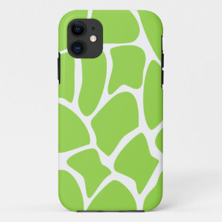 Giraffe Print Pattern in Lime Green. Case-Mate iPhone Case