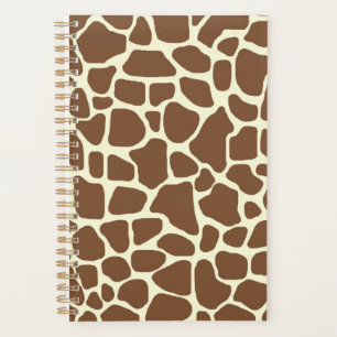 Giraffe print planner