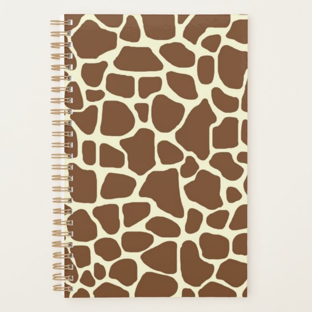 Giraffe print planner (Front)