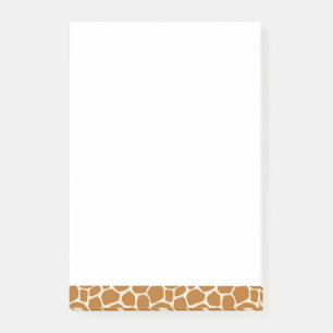 Giraffe Print Post-it Notes