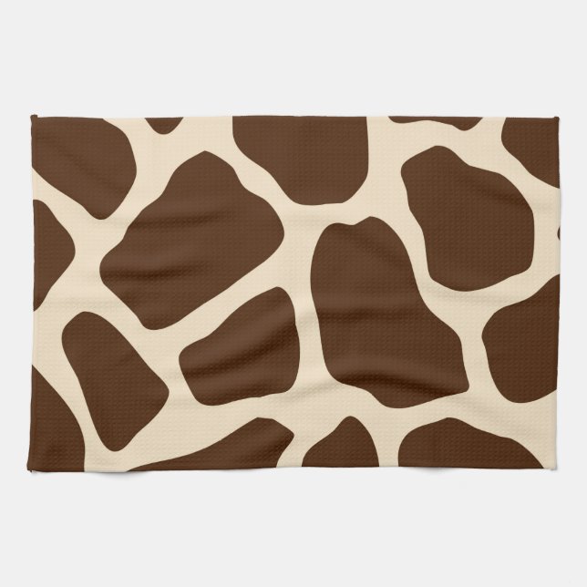 Giraffe Print Tea Towel (Horizontal)