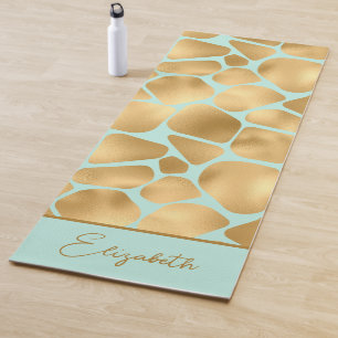 Giraffe Print Yoga Mat
