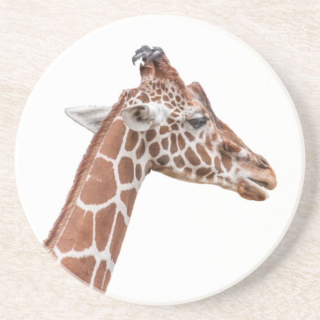 Giraffe profile coaster (Front)