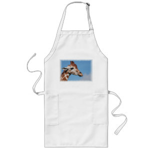 Giraffe Profile Long Apron