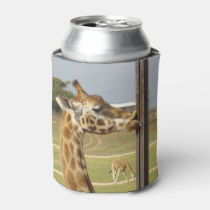 Giraffe Pucker Up Kisses, Can Cooler