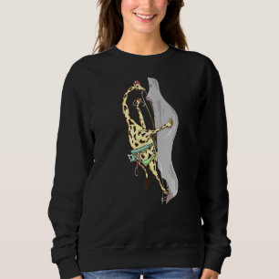 Giraffe Rock Climbing Sweatshirt