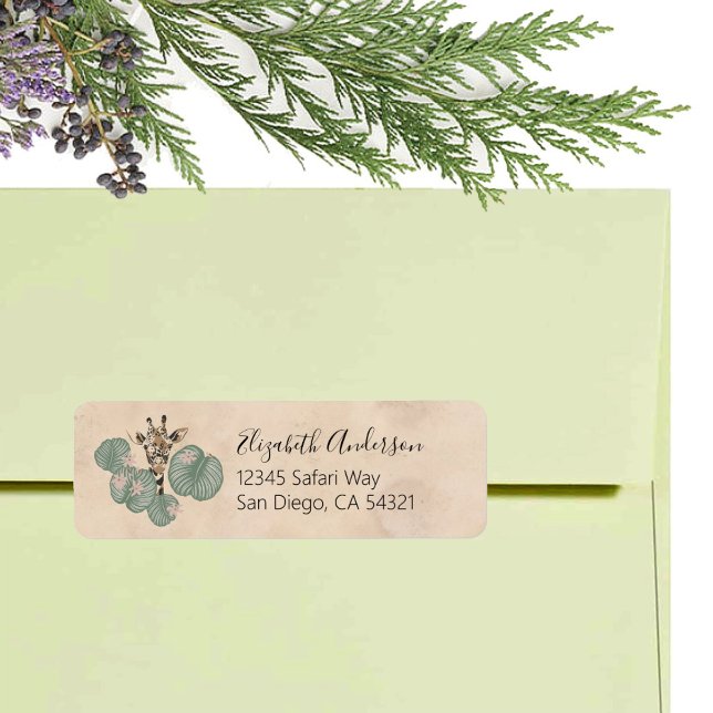 Giraffe Safari Animal Botanical  (Creator Uploaded)