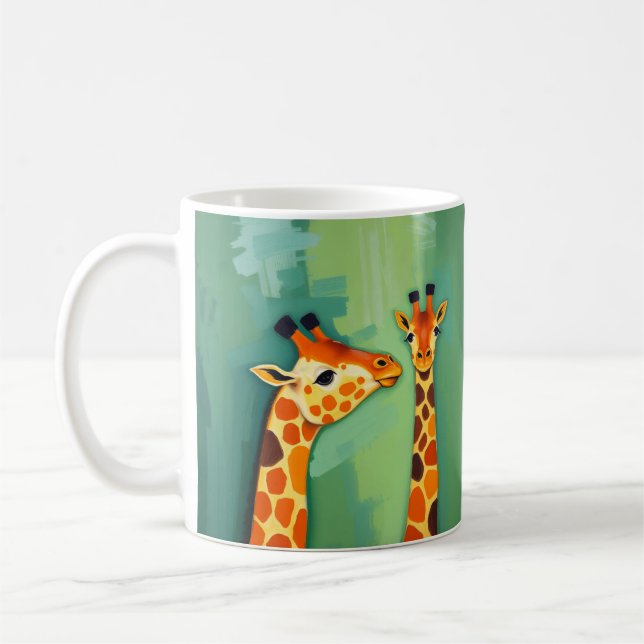 Giraffe Safari Coffee Mug (Left)