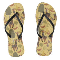 Giraffe seamless pattern yellow background