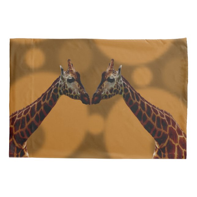 Giraffe Self Reflection,  Pillowcase (Back)