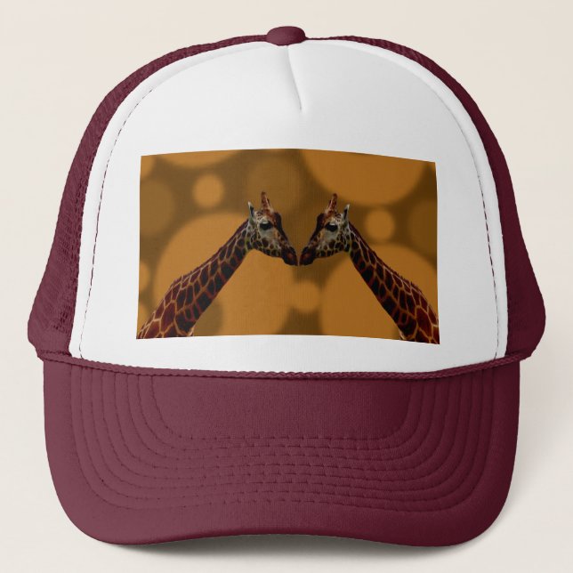 Giraffe Self Reflection,  Trucker Hat (Front)