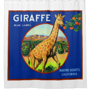 Giraffe Shower Curtain