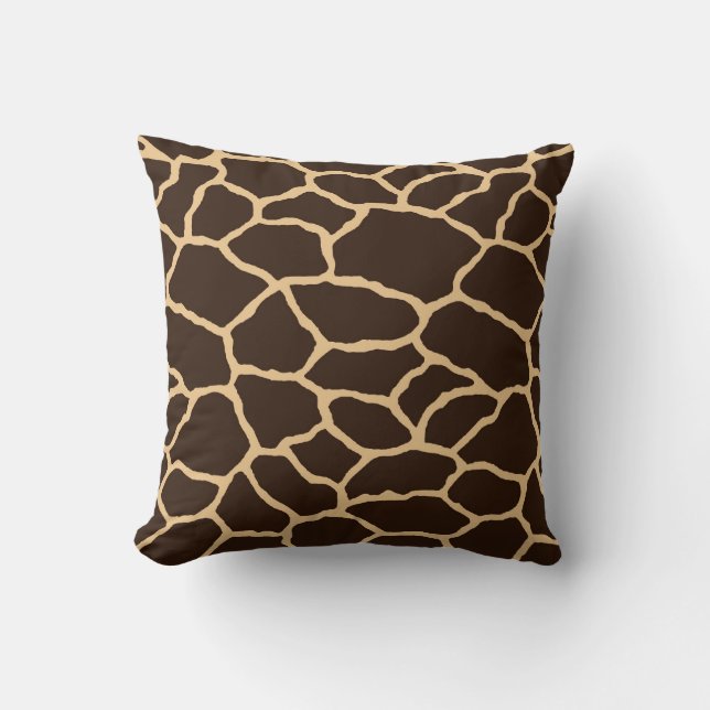 Giraffe skin American MoJo Pillow (Front)