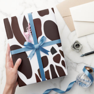 Giraffe Skin Pattern Wrapping Paper
