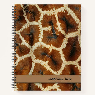 Giraffe Skin Spiral Notebook