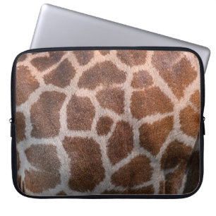 Giraffe skin texture laptop sleeve