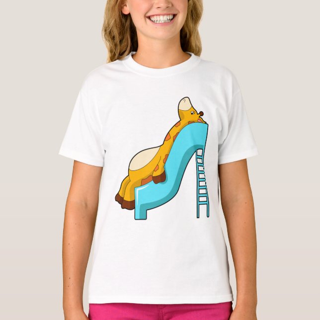 Giraffe Slide T-Shirt (Front)