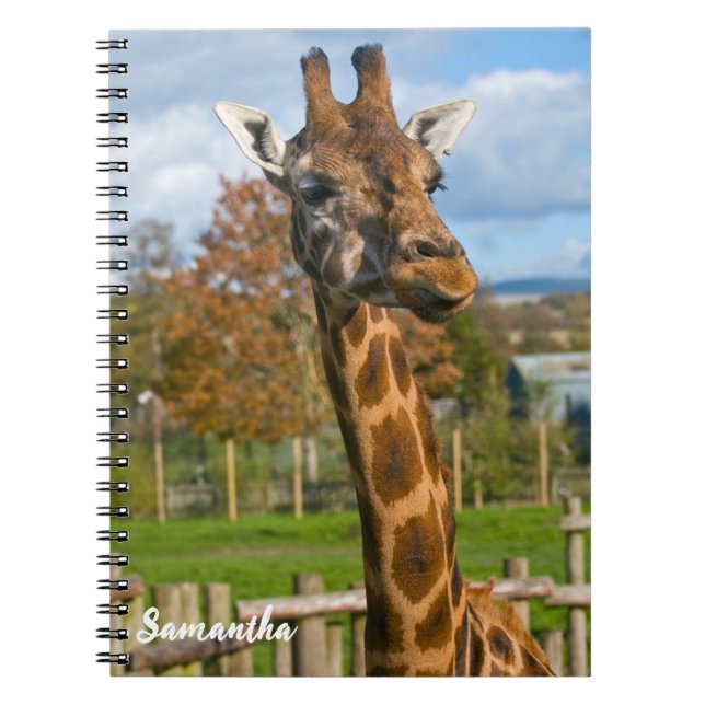Giraffe Spiral notebook (Front)