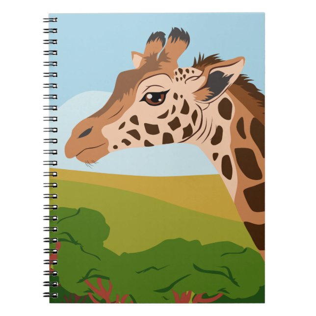Giraffe Spiral Notebook (Front)