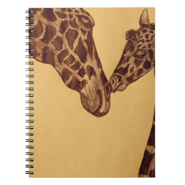 Giraffe Spiral Notebook (Front)