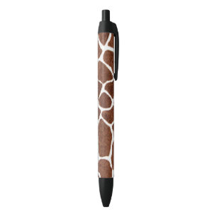 Giraffe spots black ink pen