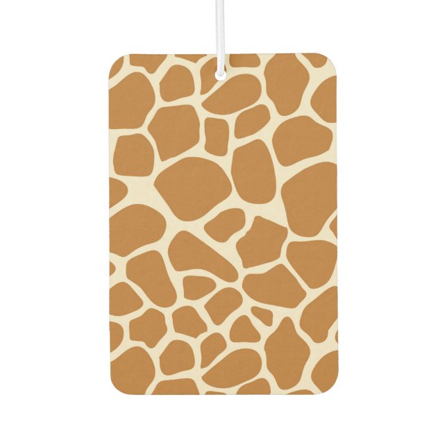 Giraffe Spots Car Air Freshener (Front)