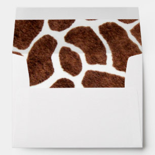 Giraffe spots envelope