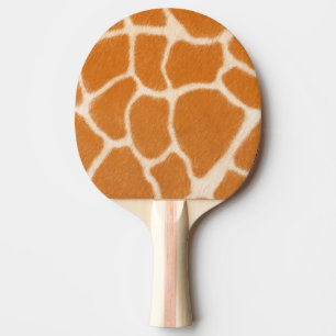 Giraffe Spots Exotic Animal Print  Ping Pong Paddle