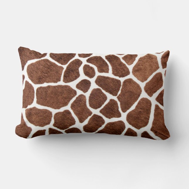 Giraffe spots lumbar cushion (Front)