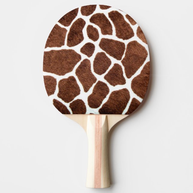 Giraffe spots ping pong paddle (Front)
