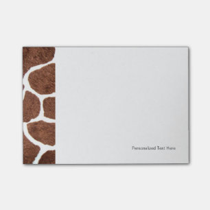 Giraffe spots post-it notes