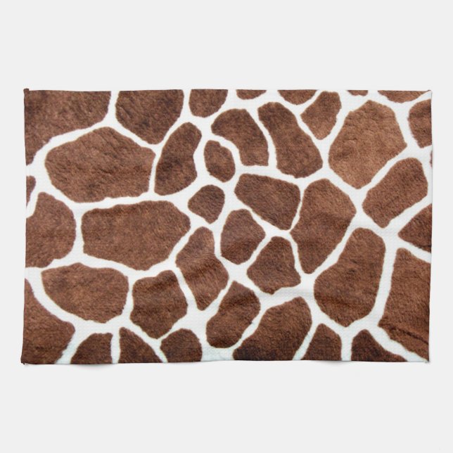 Giraffe spots tea towel (Horizontal)