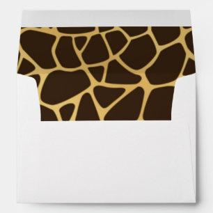 Giraffe Spotted Background Envelopes