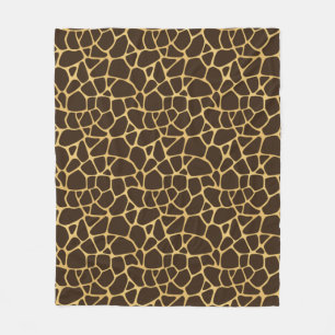 Giraffe Spotted Background Fleece Blanket