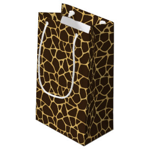 Giraffe Spotted Background Small Gift Bag
