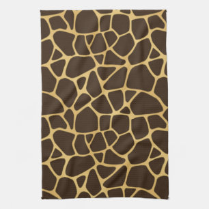 Giraffe Spotted Background Tea Towel