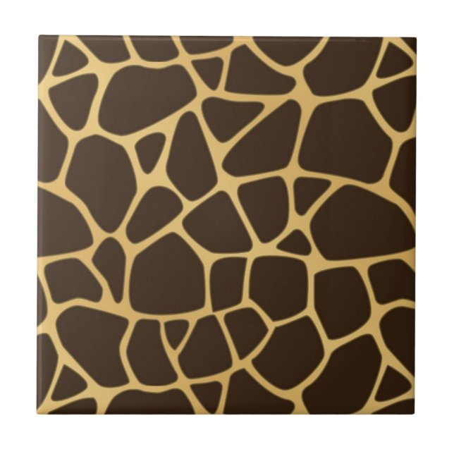 Giraffe Spotted Background Tile (Front)