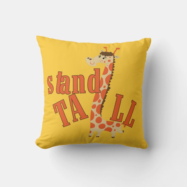 Giraffe Stand Tall Cushion (Front)