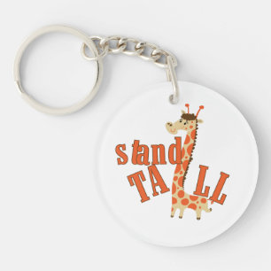 Giraffe Stand Tall Key Ring