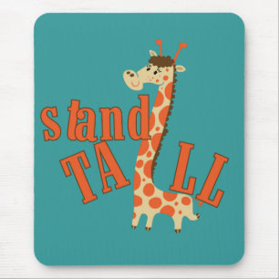 Giraffe Stand Tall Mouse Pad