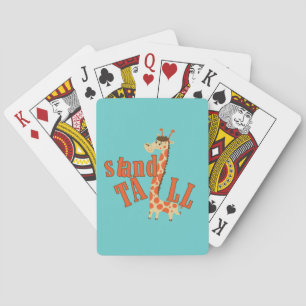 Giraffe Stand Tall Playing Cards