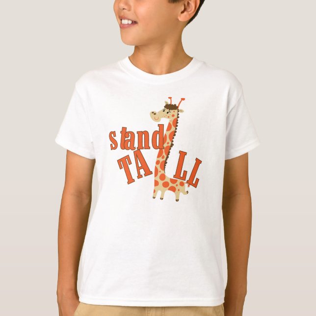 Giraffe Stand Tall T-Shirt (Front)