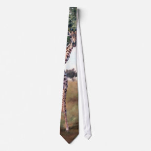 Giraffe STANDING TALL Tie