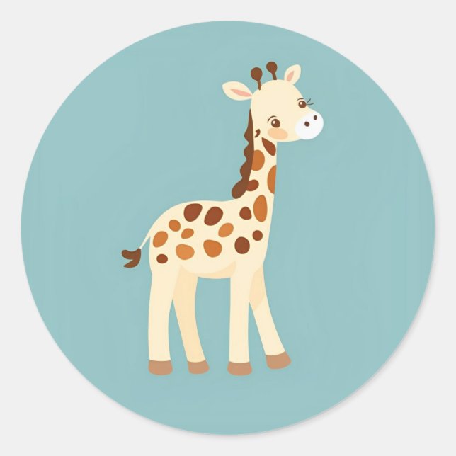 Giraffe Sticker (Front)