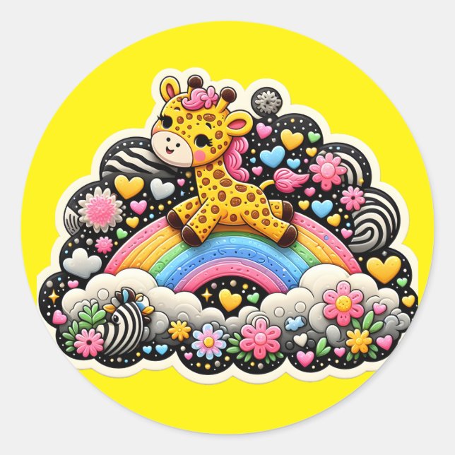 giraffe Sticker (Front)