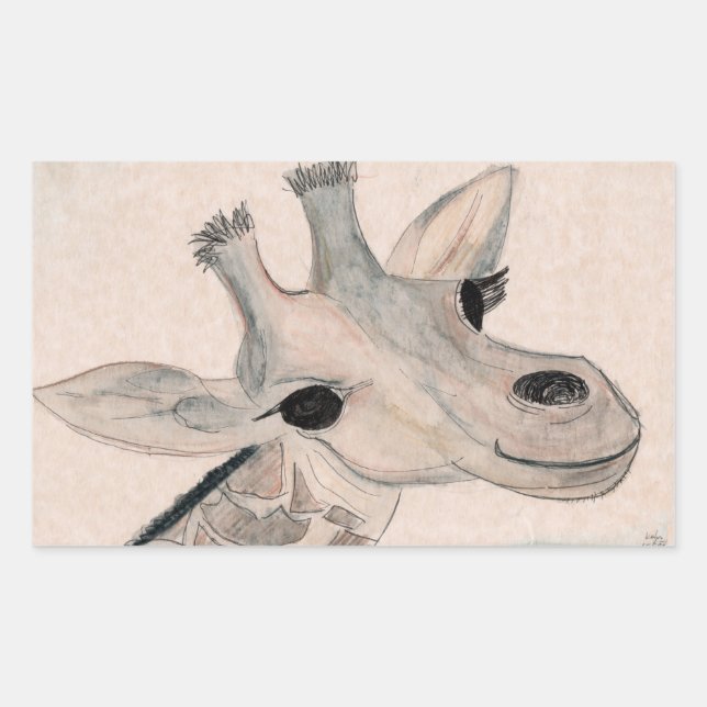 Giraffe sticker (Front)