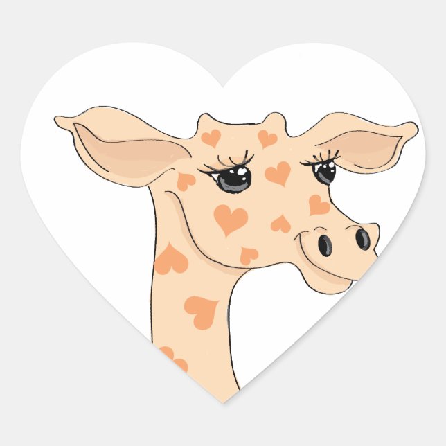 Giraffe Sticker (Front)
