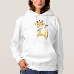 Giraffe Sweet Animals For Kids Giraffes Zoo Animal Hoodie