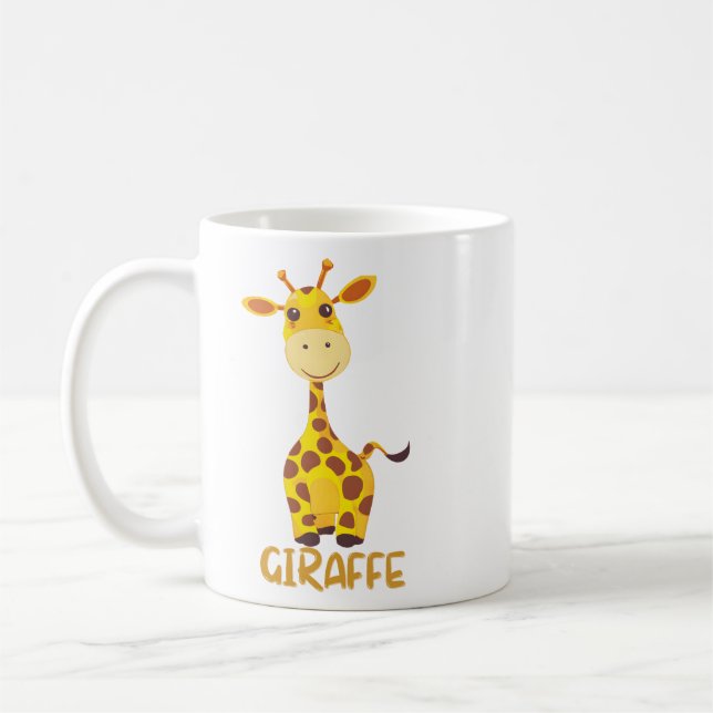 Giraffe t-shirt for kids coffee mug (Left)