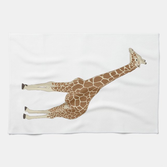 Giraffe Tea Towel (Horizontal)